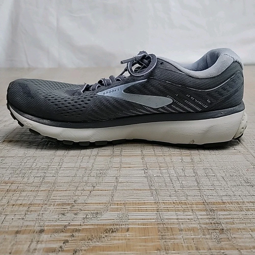 Brooks Ghost 12 Running Shoes - 1203051B007 - Grey - Women's Size 9.5 Medium